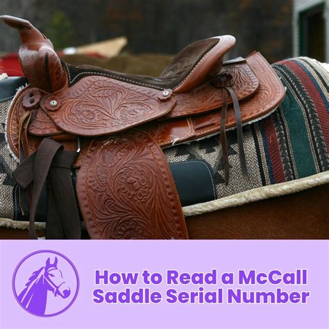 mccall saddle serial number lookup.